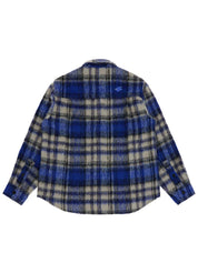 Ader Error Giubbotto <BR/>Check Fabric Overshirt BN01FWJK0118 BL-BLUE Ader Error 