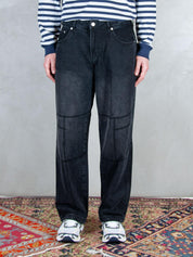 Parra Jeanst <BR/>Moto stitcher 55180 BLACK Parra 