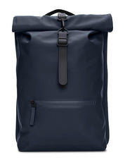 Rains zaino <BR/>Rolltop Rucksack ROLLTOP RCKSCK NAVY Rains 