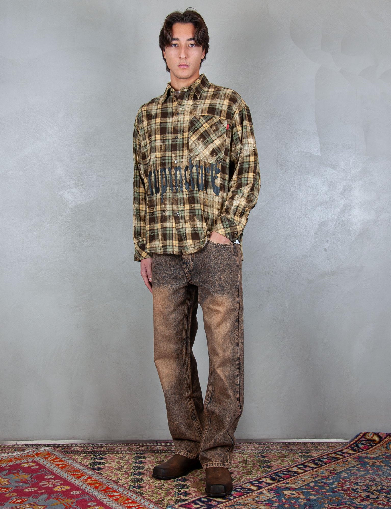 Punker Shirt PUNKER SHIRT KHAKI Acupuncture 