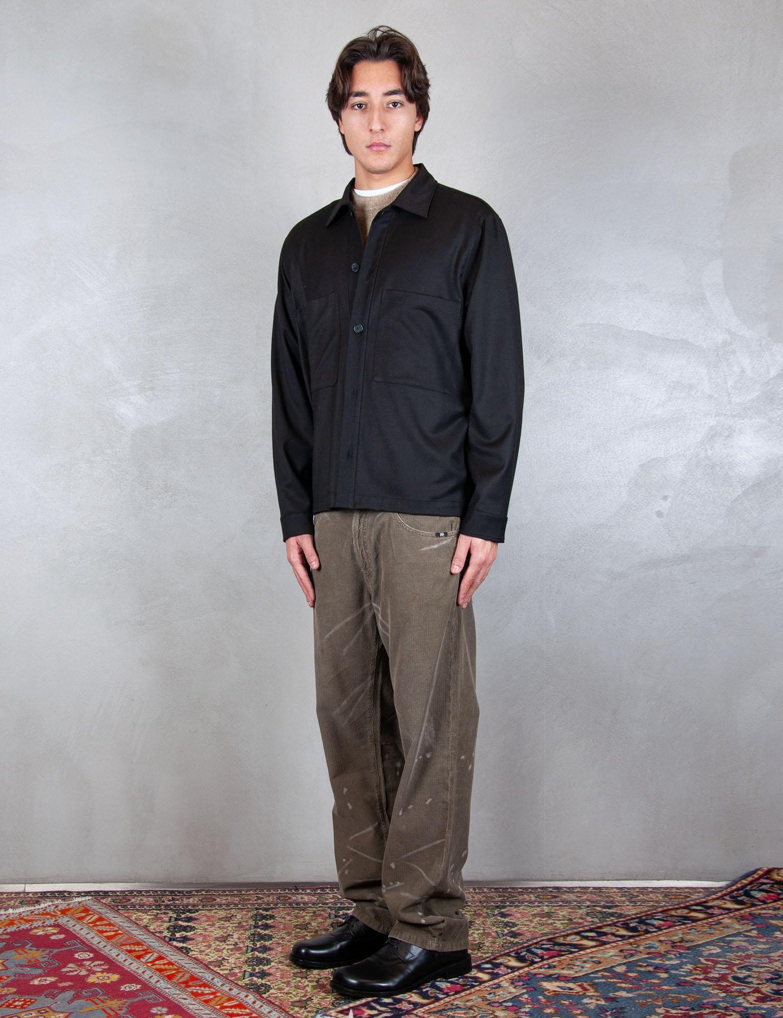>Overshirt CA3441 NERO I'm Brain 