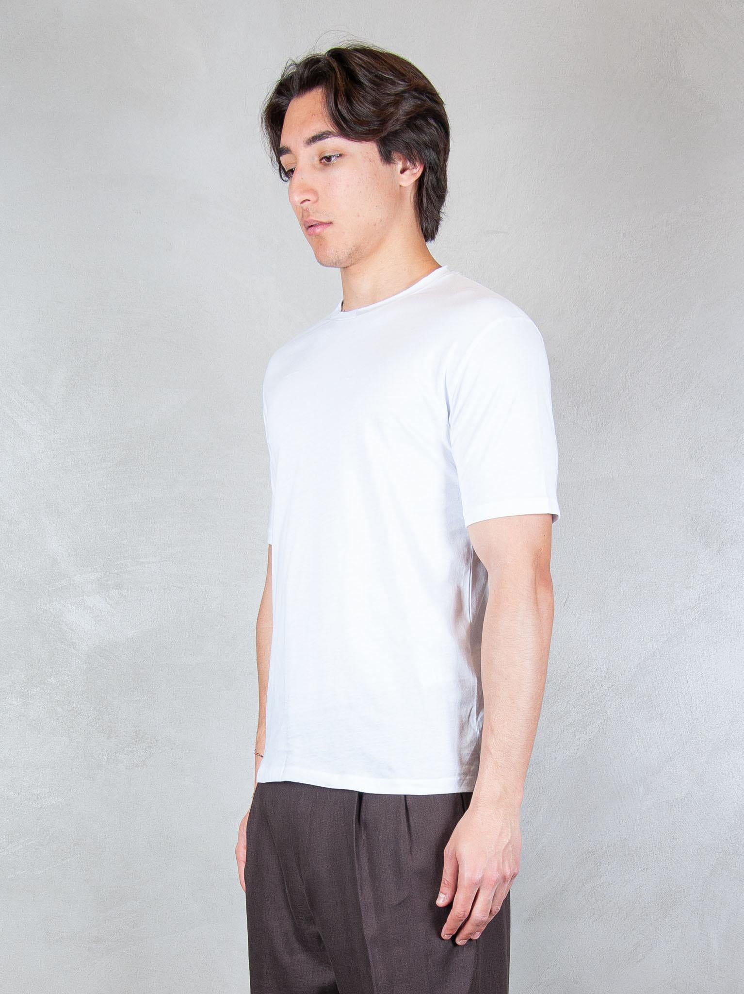 Seinse Tshirt Doppio Collo Taglio Vivo TE3304 BIANCO Seinse 