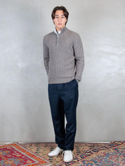 Raphael1966 Maglia <BR/>Lupetto bottoni treccia 23151-19672 039 Raphael - Grnsas 