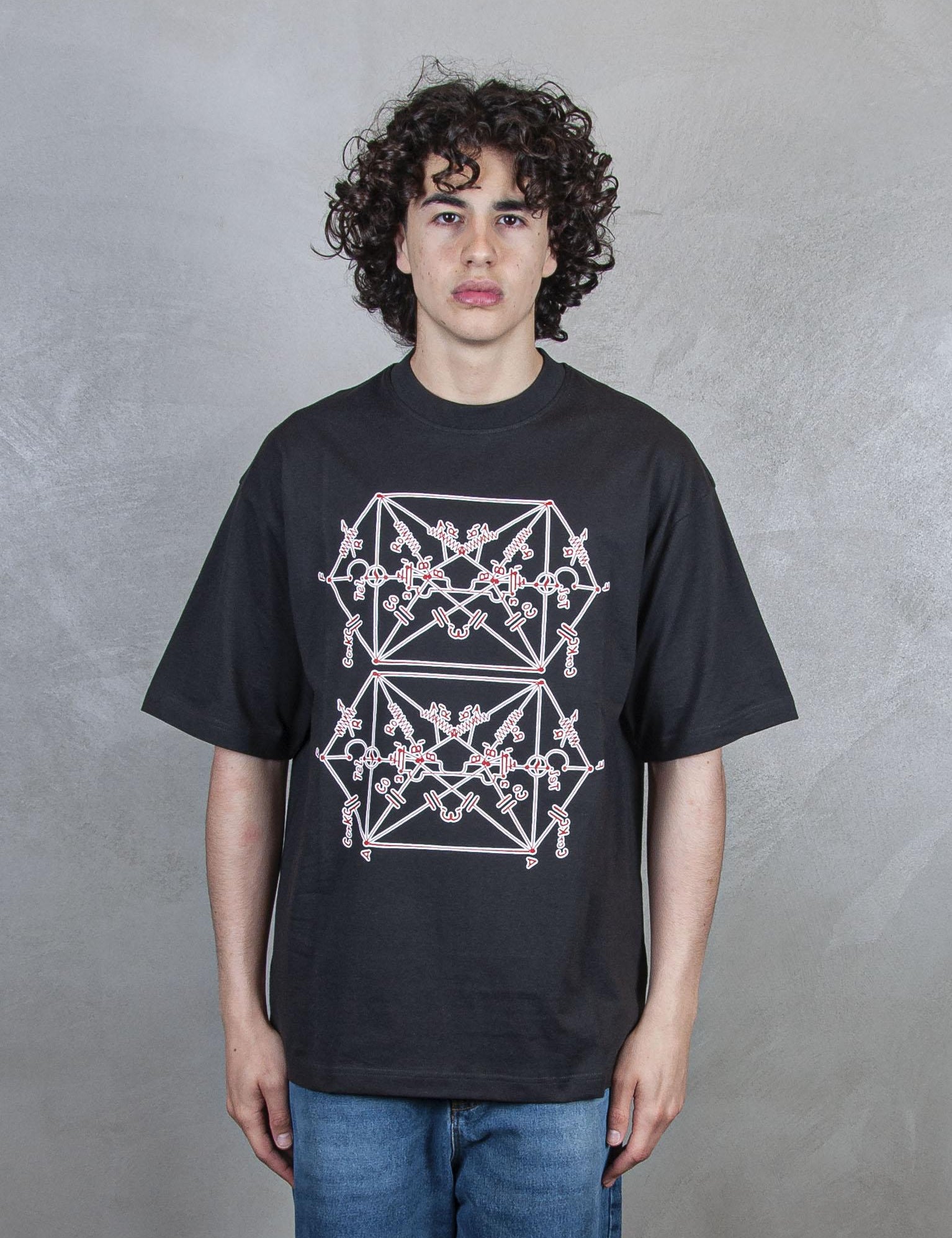 >Envelope Goat Tee 12TS002 BLACK TTT 