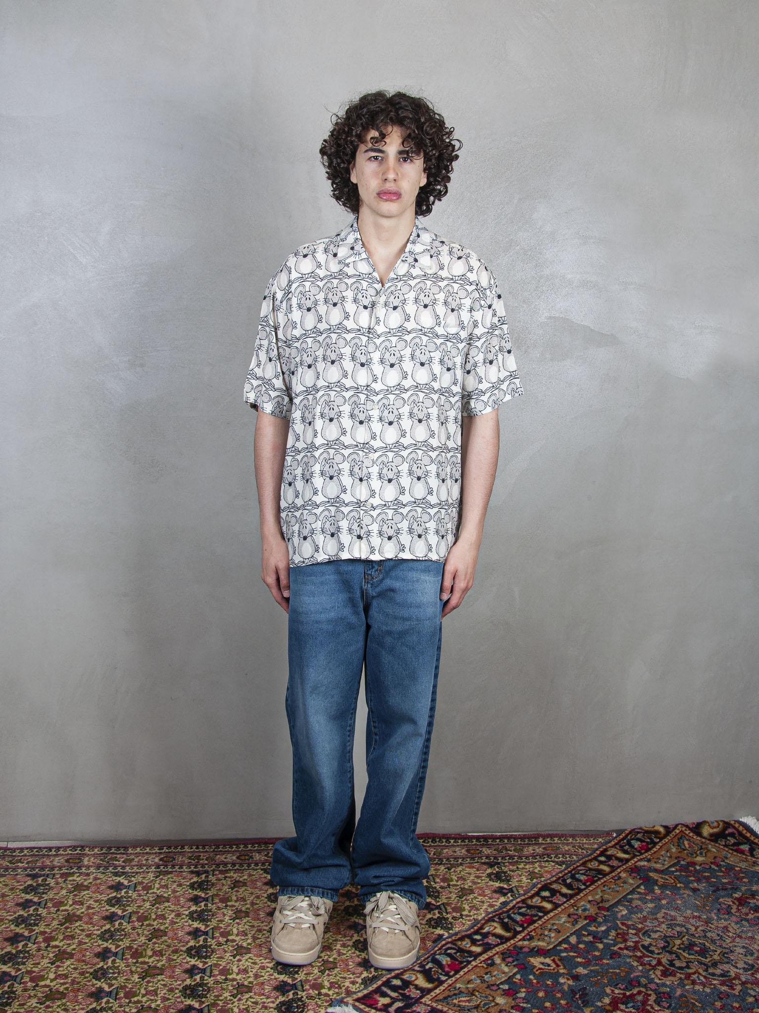 TTT Camicia Bowling Mouse SHT003 WHITE TTT 