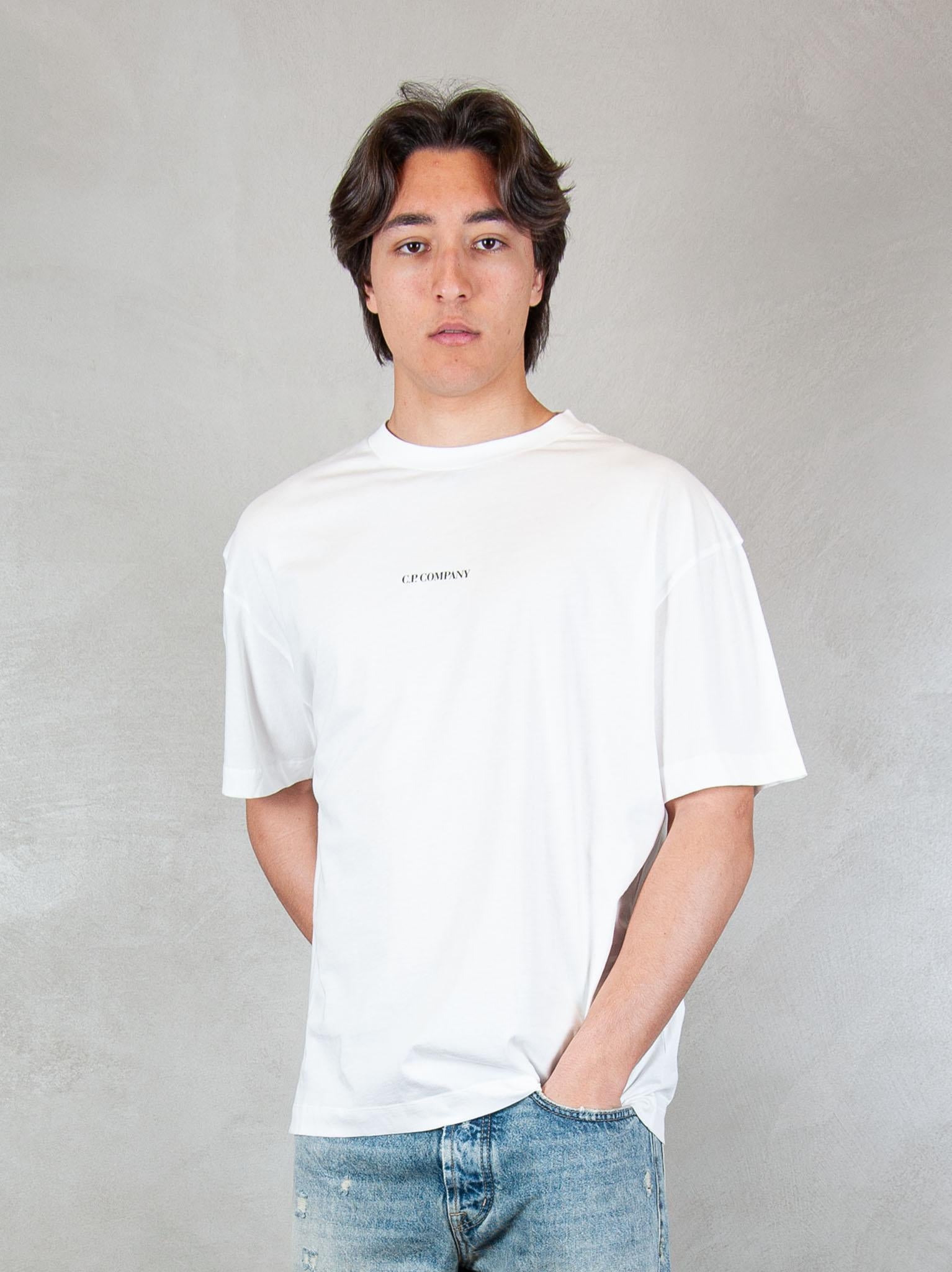 C.P. Company Tshirt Logo Crew TS087A-005100W 103 C.P. company 