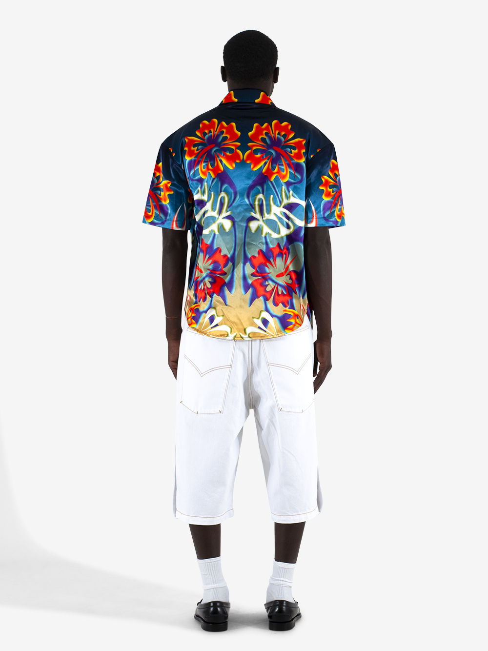 Hibiscus Shortsleeves Shirt SH33-VI04A24 PRT BLUEMARBLE 