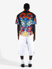 Hibiscus Shortsleeves Shirt SH33-VI04A24 PRT BLUEMARBLE 