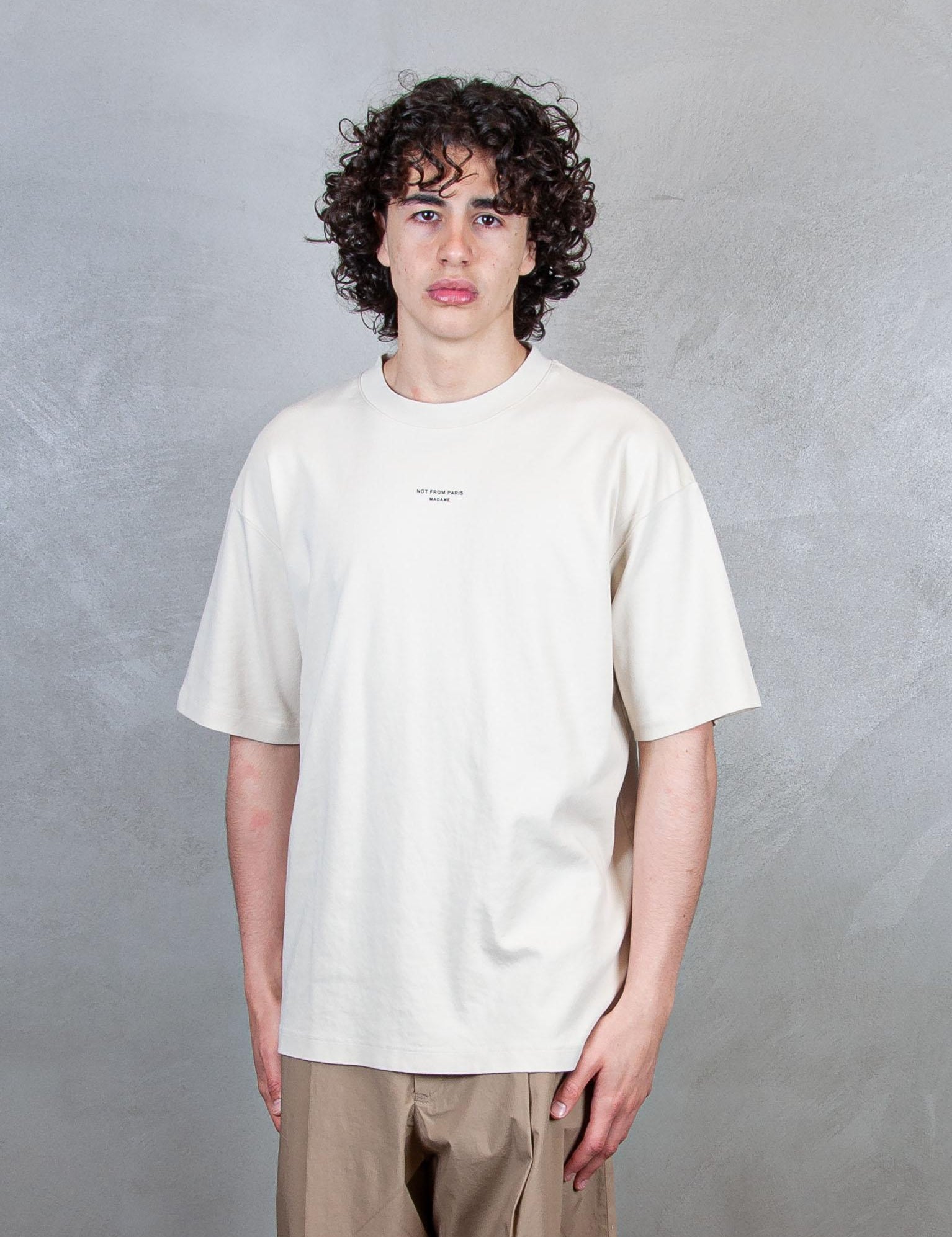 Le T-Shirt Slogan Classique TS202-CO002 MT Drôle De Monsieur 