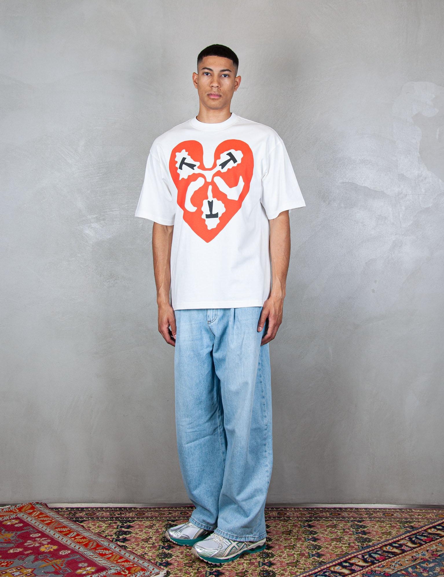 >Heart tee 13TS010 WHITE TTT 