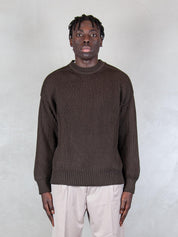 Hi Five Maglia <BR/>Rib Sweater RIB SWEATER BROWN Hi Five 