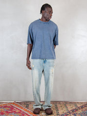 Hi Five T-Shirt <BR/>Dirty DIRTY TEE BLUE Hi Five 