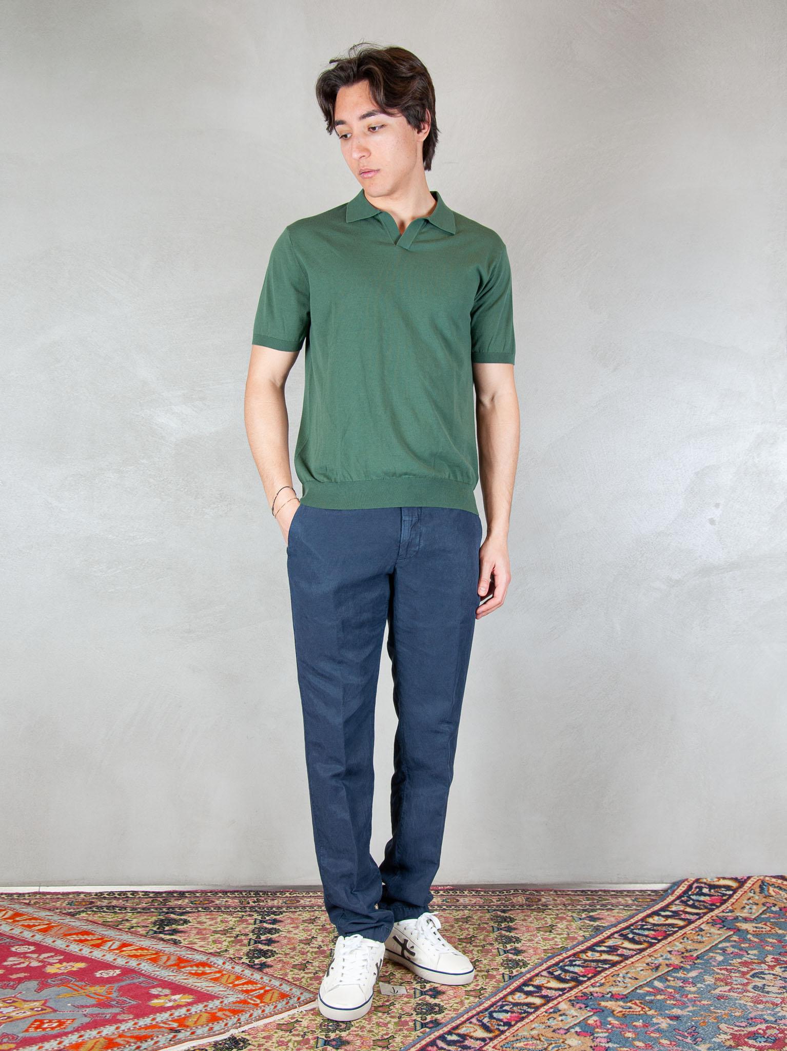 Berwich Pantaloni Morello MORELLOELAX O60760-INDIGO339 Berwich 