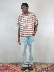 Acupuncture T-shirt <BR/>Acid Stripes ACID STRIPES RANCH BROWN Acupuncture 