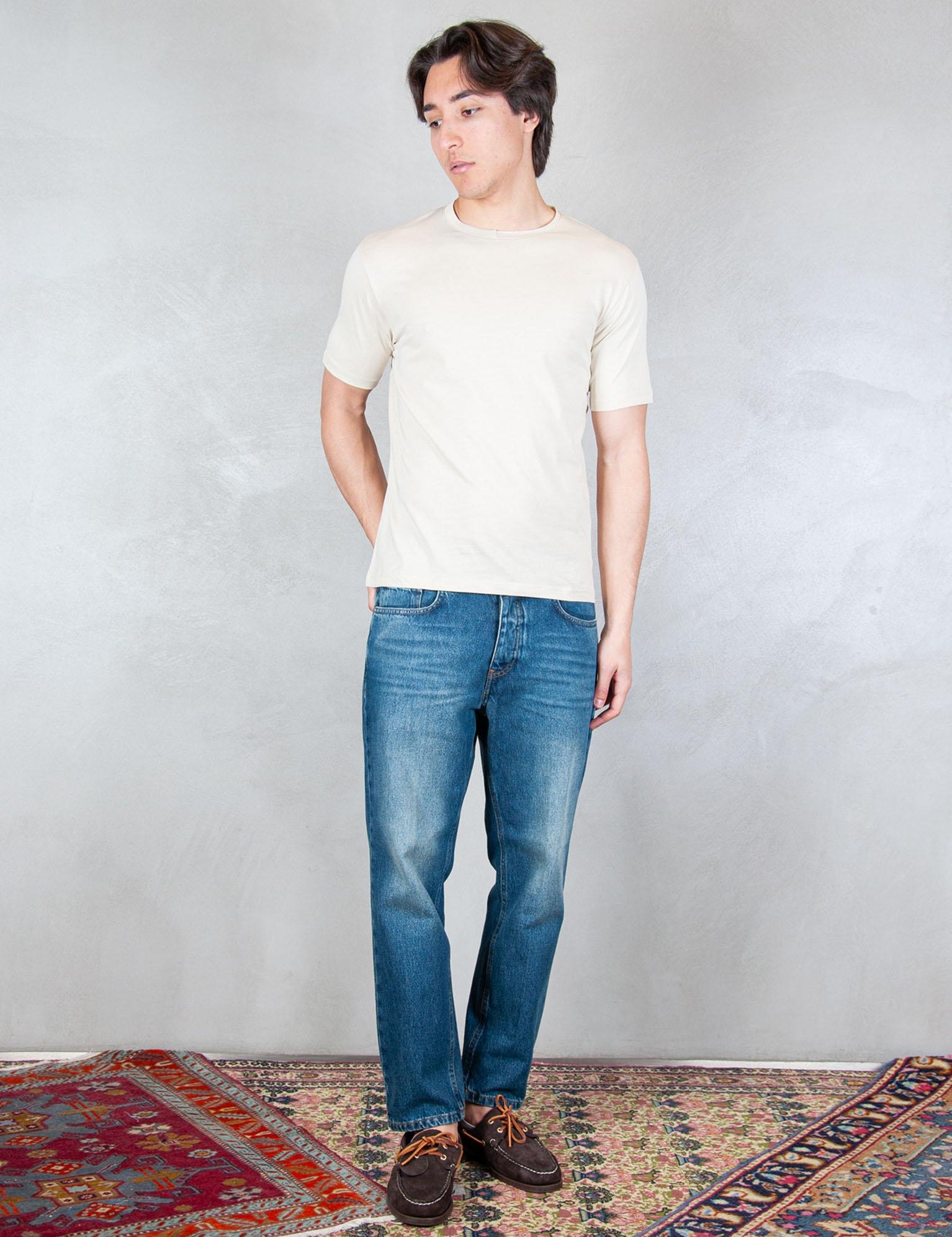 >Doppio Collo Taglio Vivo TE3304 BEIGE Seinse 