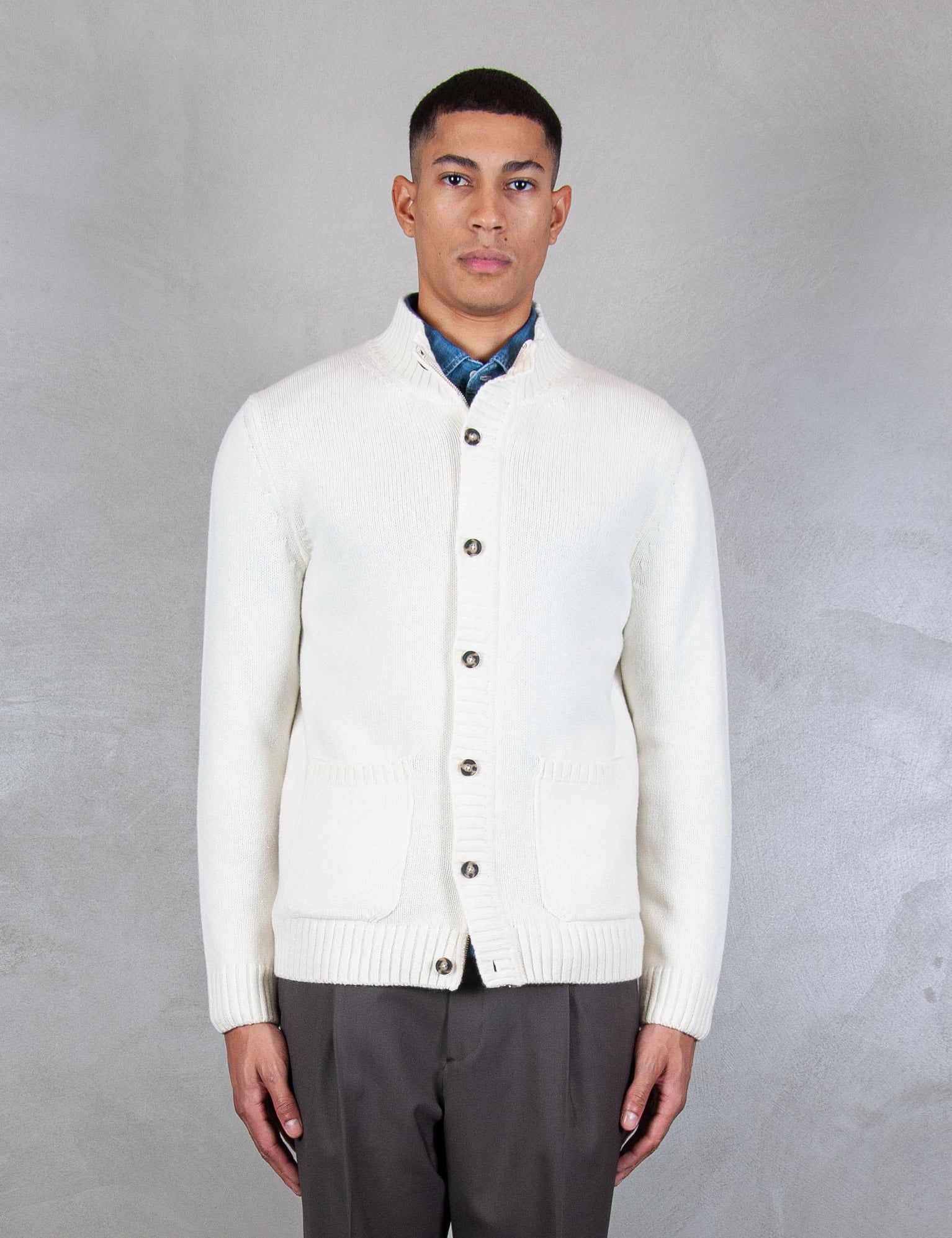 >Giubbotto Zip e Bottoni LG1206 02 Luigi Gentile 