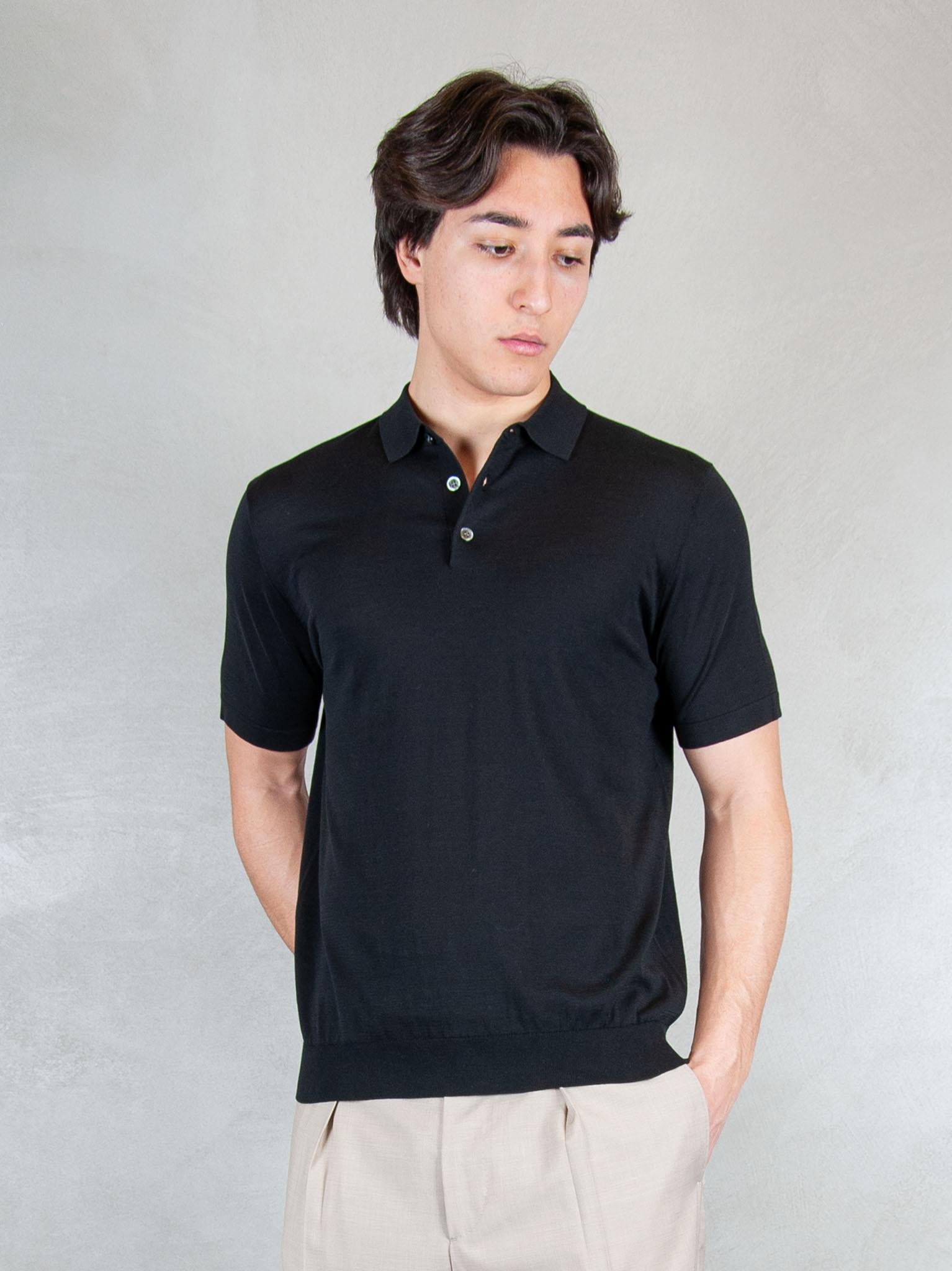Raphael1966 Maglia Polo Cotone Egiziano DK17037 NERO Raphael - Dkt 