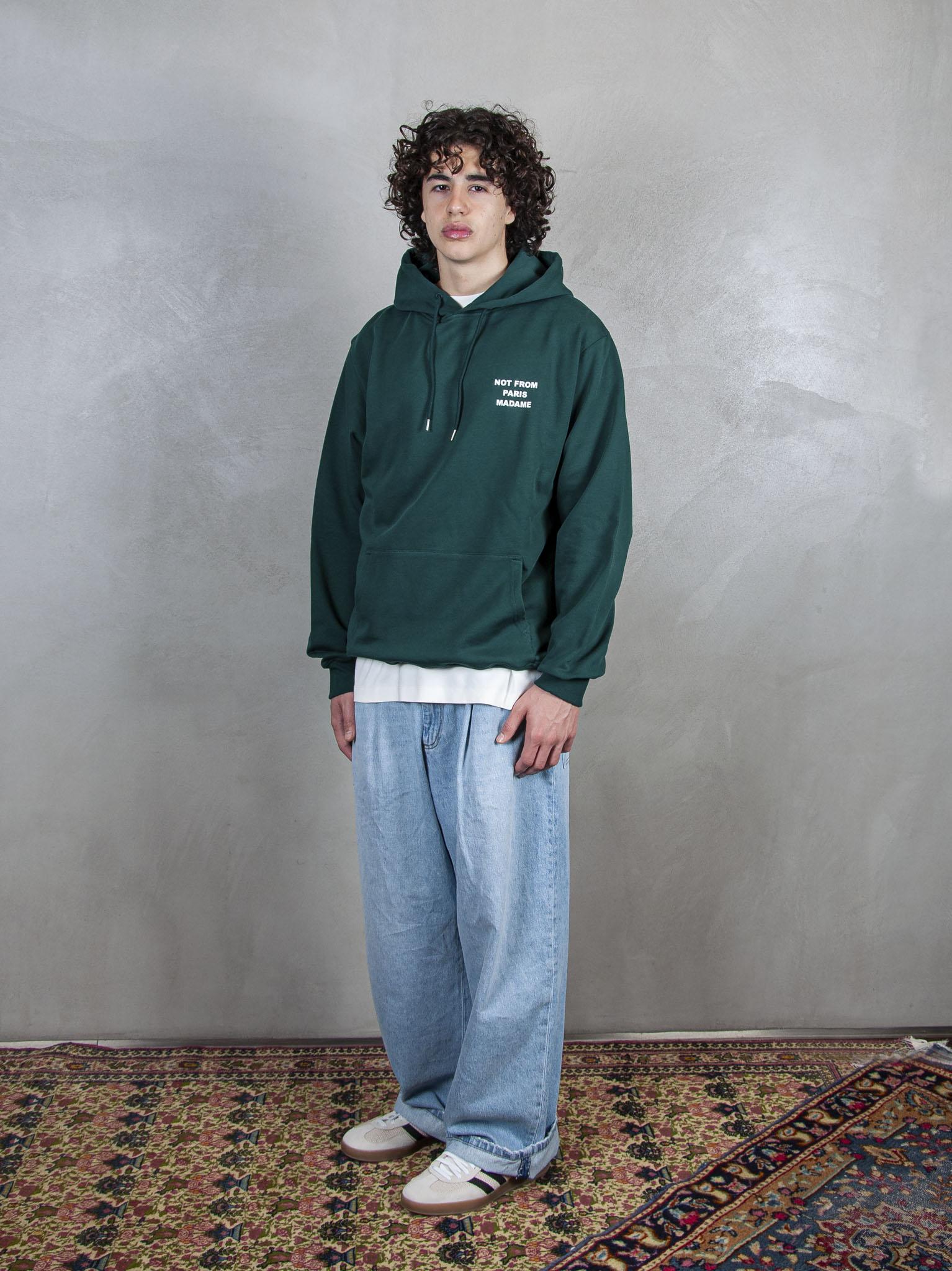 Le Hoodie Slogan HO162-CO127 DGN Drôle De Monsieur 
