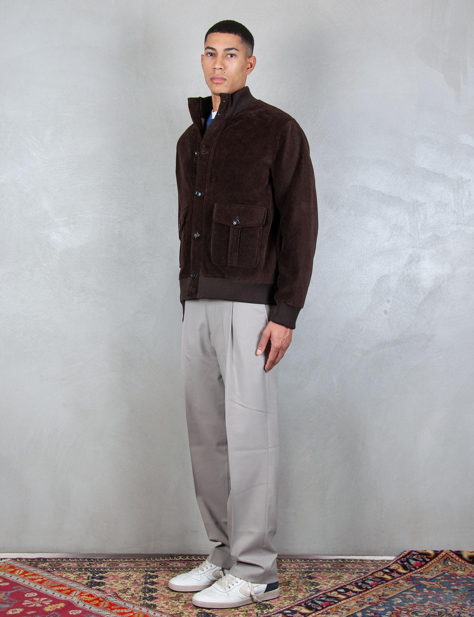 >Giubbotto Velluto Costa Francese CN4966 G1125 Circolo 