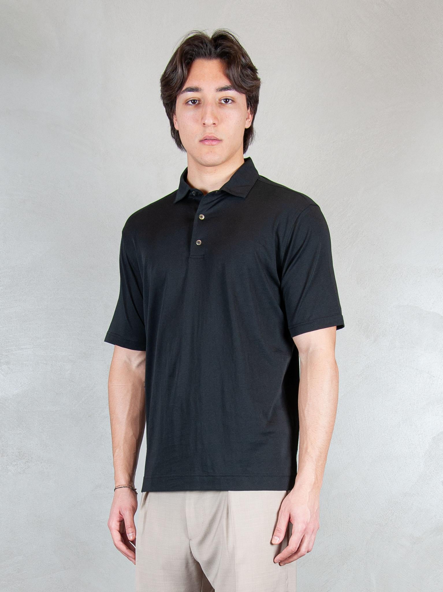 Raphael1966 Polo SS Cotone Pima DK17102 NERO Raphael - Dkt 