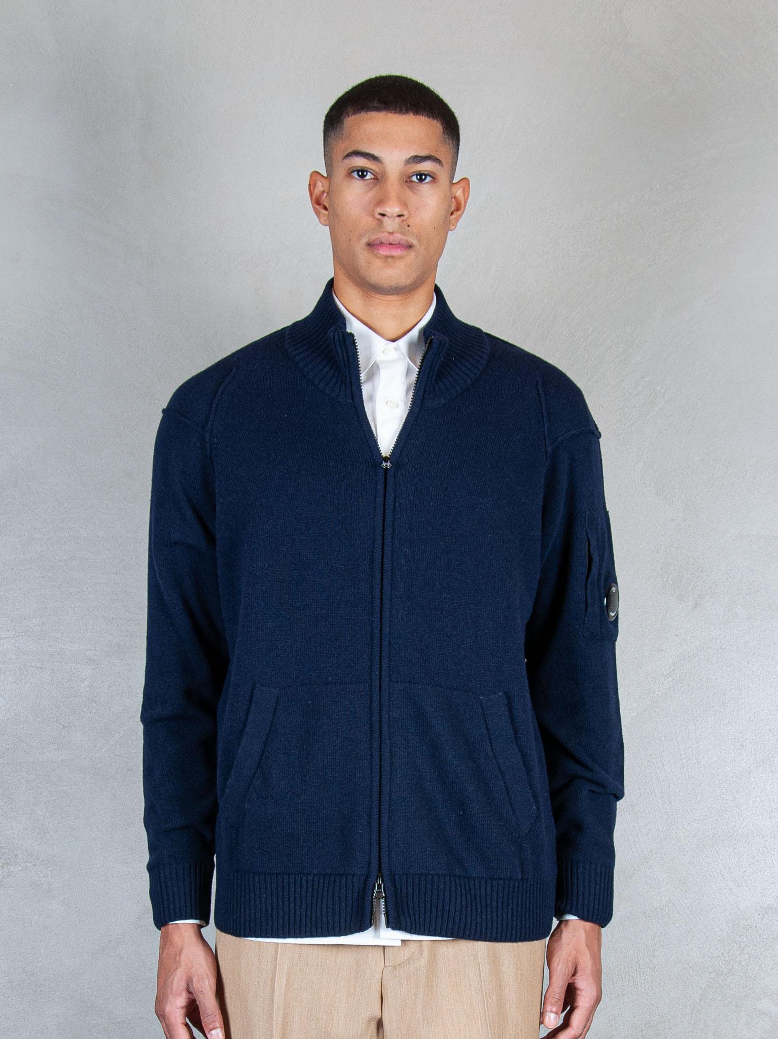 C.P. Company Maglia Lambswool zip KN708A-110149A 888 C.P. company 