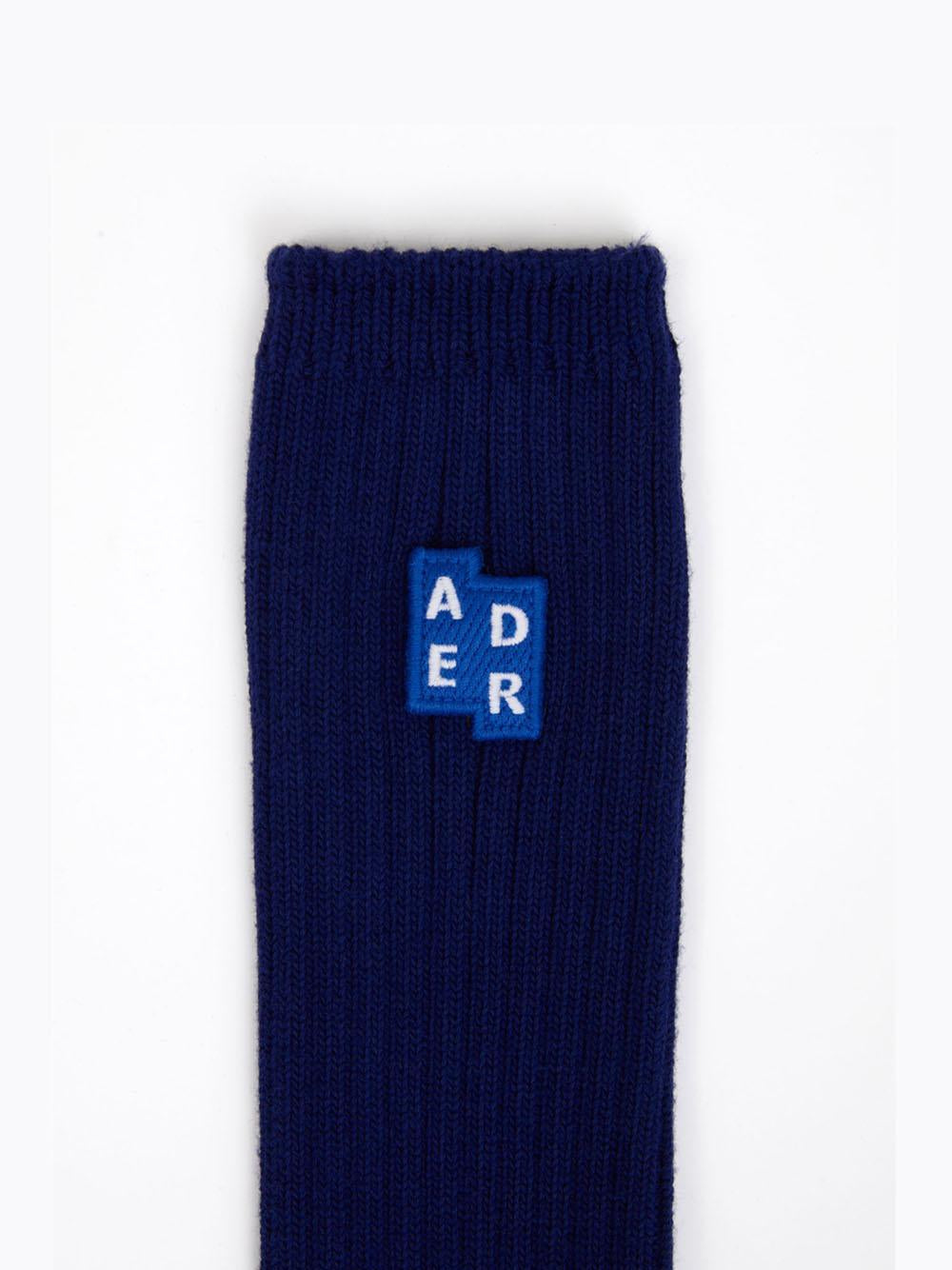 Ader Error Calze  Logo Socks BMSGFYAC0301 NV-NAVY Ader Error 