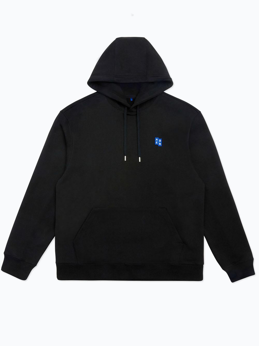 Ader Error Felpa Semi Oversized Hoodie BMSGFYHD0101 BK-NOIR Ader Error 