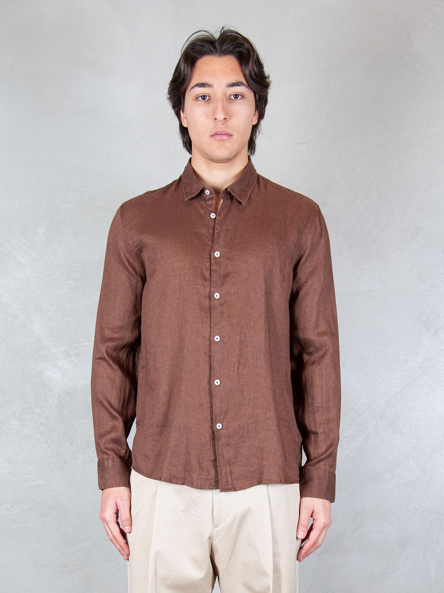 Seinse Camicia Lino CE1081 MOKA Seinse 