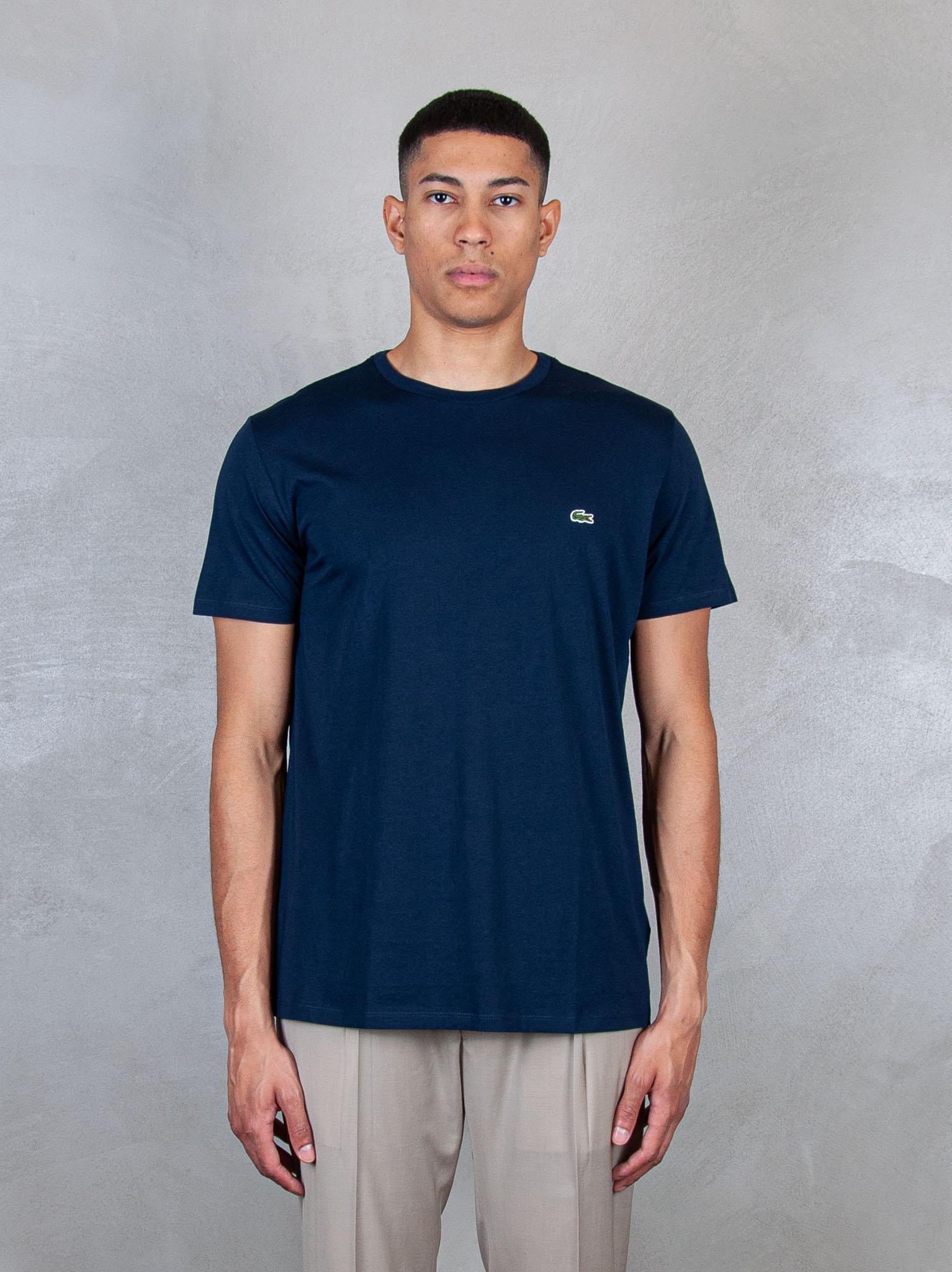 T-Shirt in cotone Pima TH6709 166 Lacoste 