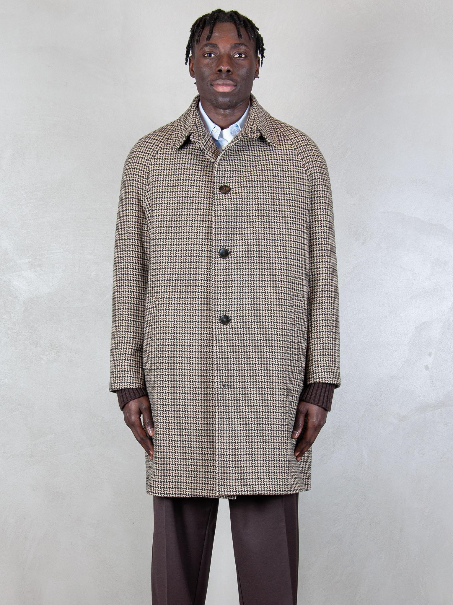 Hi Five Cappotto Somerset SOMERSET PIED POULE-BEIGE Hi Five 