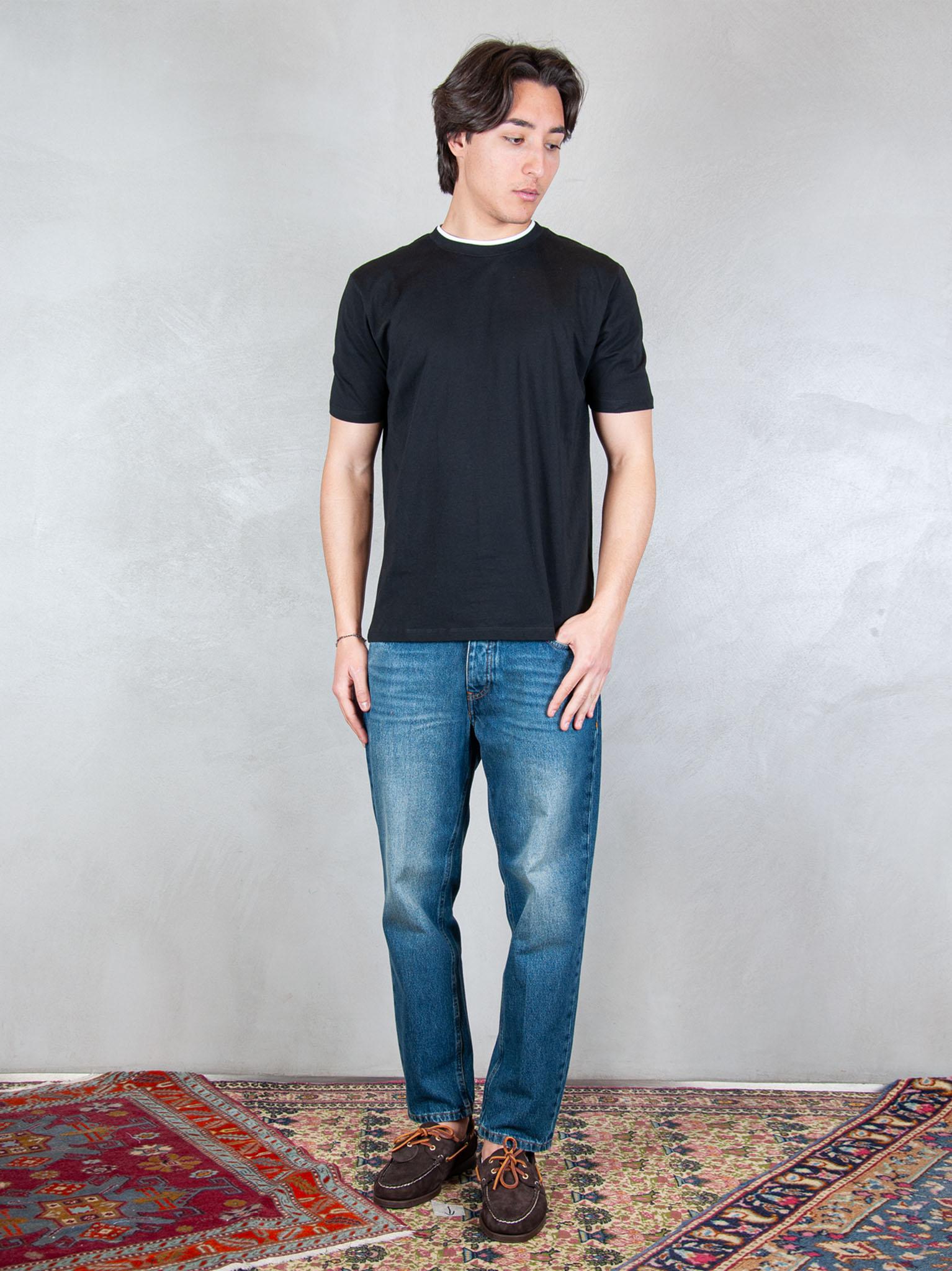 Seinse Tshirt Doppio Collo TE3215 NERO Seinse 