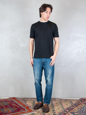 Seinse Tshirt <BR/>Doppio Collo TE3215 NERO Seinse 