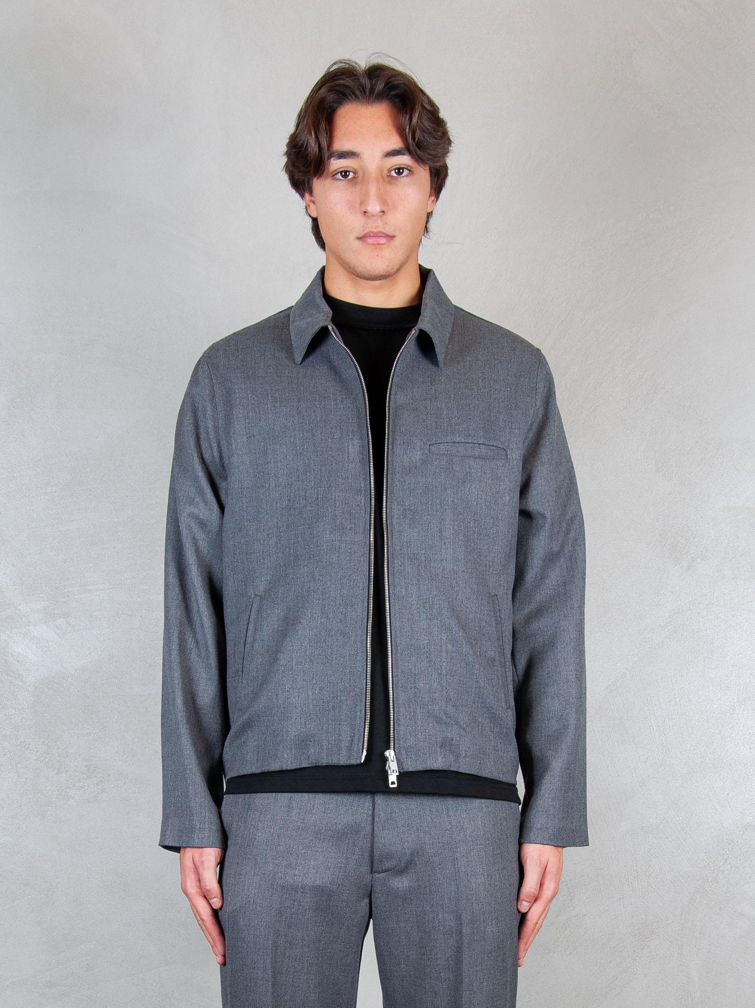 I'M Brian Overshirt zip GIU3472 GRIGIO I'm Brain 