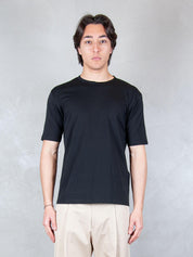 Seinse Tshirt <BR/>Doppio Collo Taglio Vivo TE3304 NERO Seinse 