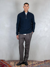 Diana Studio <BR/>Maglia half zip costa inglese DW24M070050 510 Diana Studio 