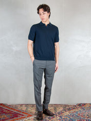 Raphael1966 Maglia <BR/>Polo Capri Cotone Crepe DK17008 BLU NOTTE Raphael - Dkt 