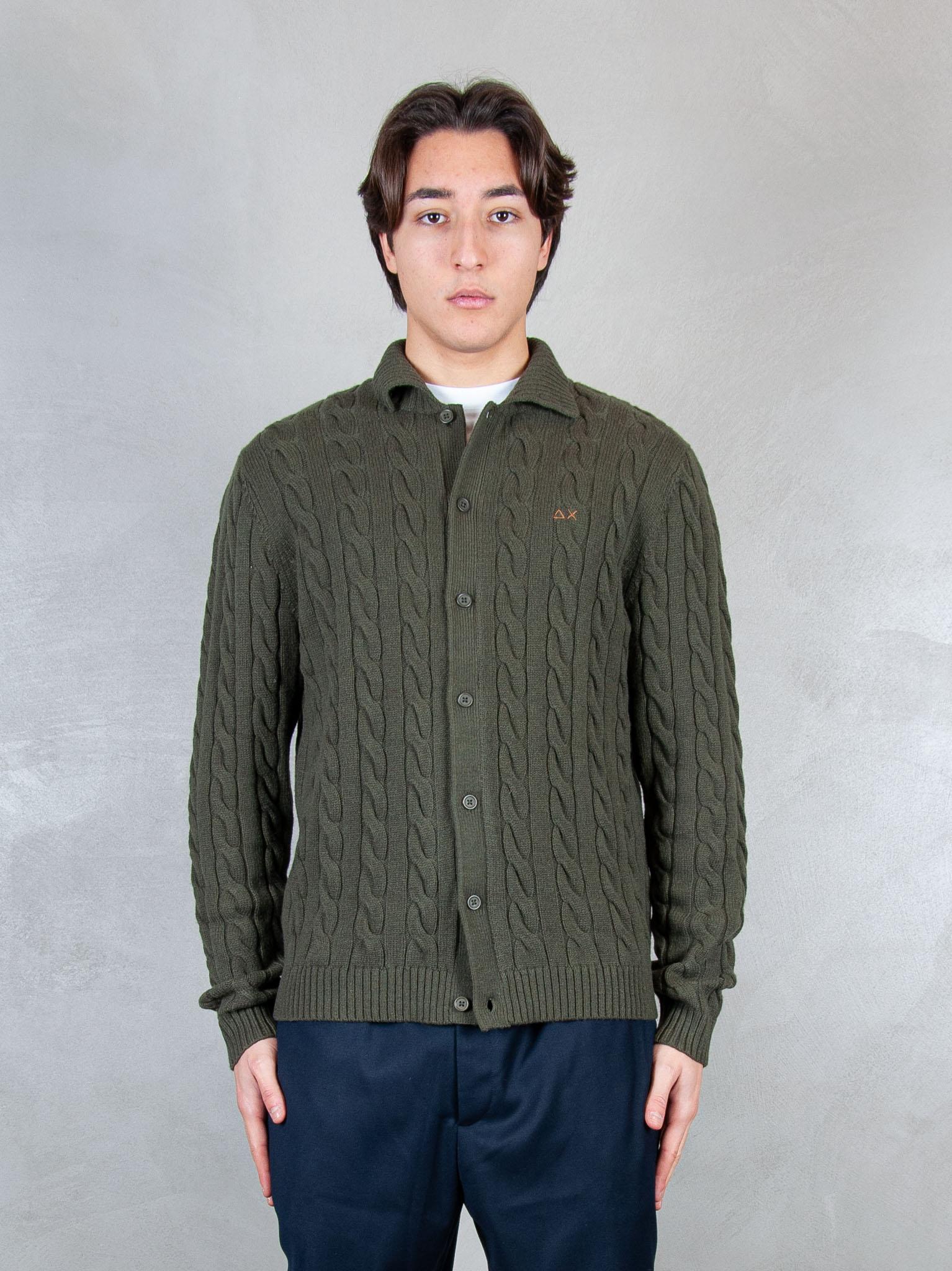 Sun68 Maglia Giacca Treccia K45140 74 Sun68 