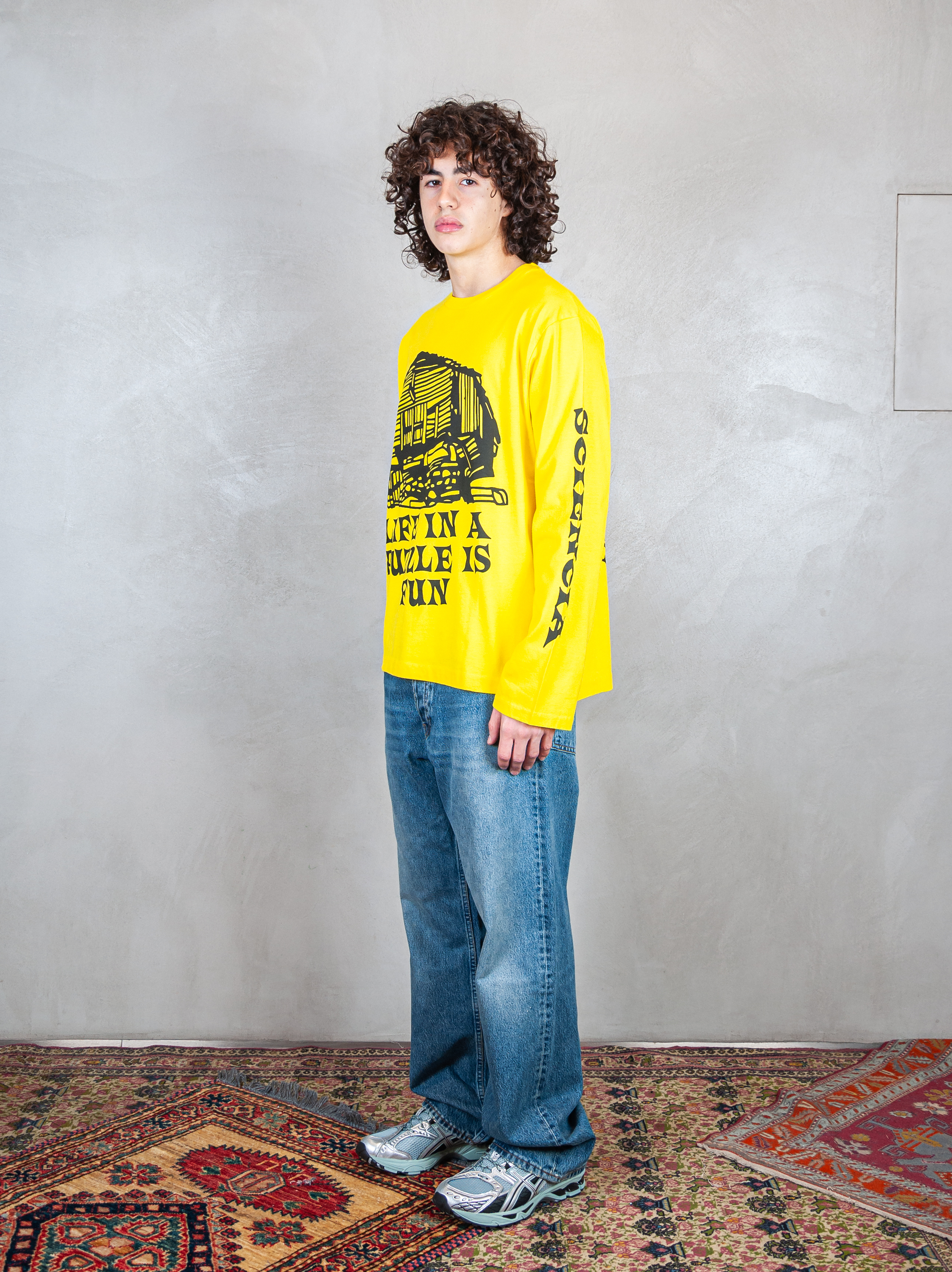 Public Possession t-shirt Phantasia Sciencia LS Tee PHANTASIA SCIENCIA EMPIRE YELLOW Public Possession 