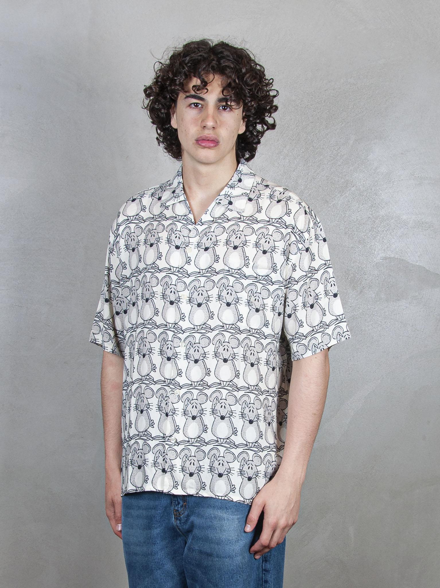 TTT Camicia Bowling Mouse SHT003 WHITE TTT 