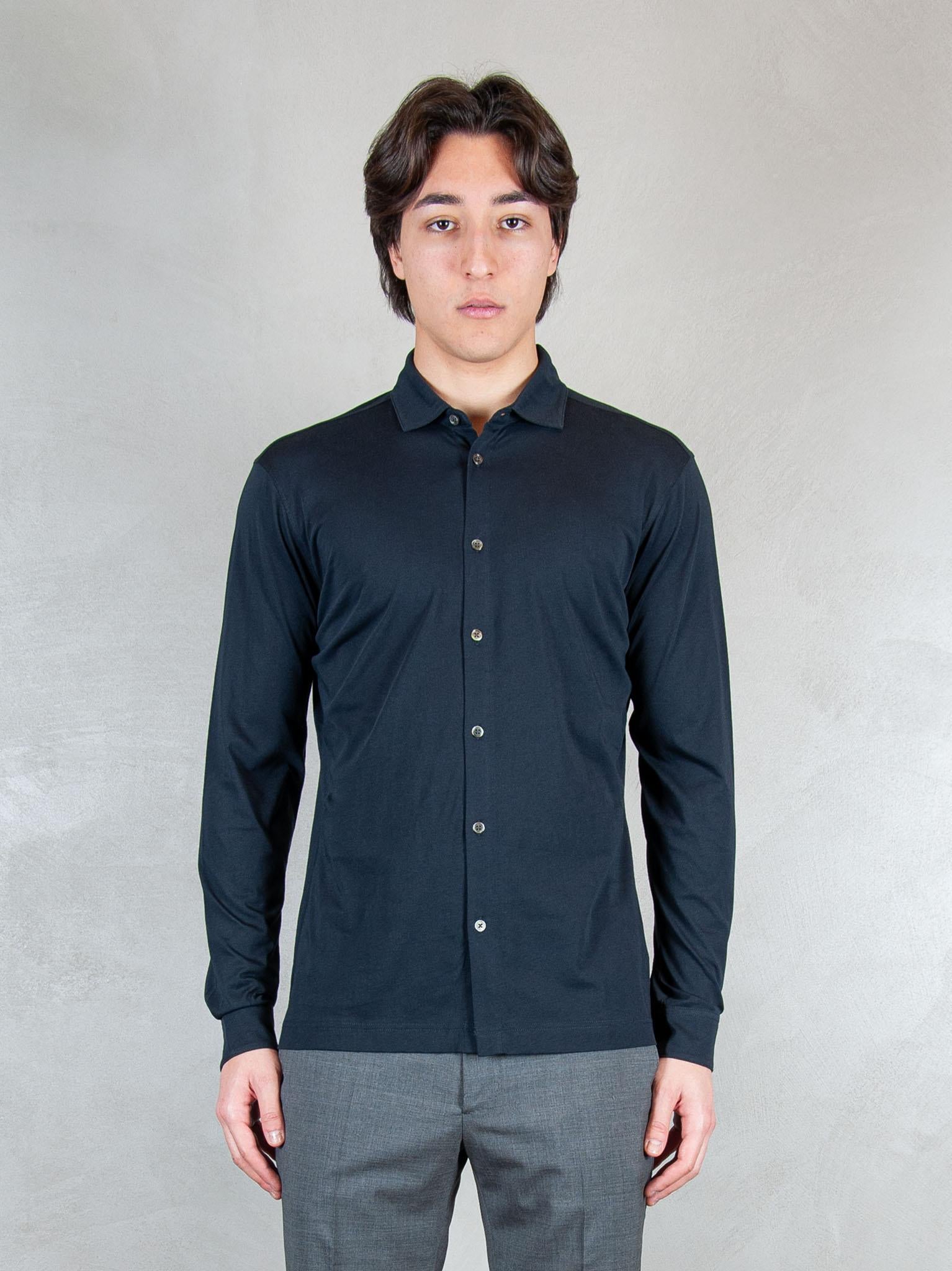 Raphael1966 Polo Camicia Cotone Pima DK17109 BLU NOTTE Raphael - Dkt 