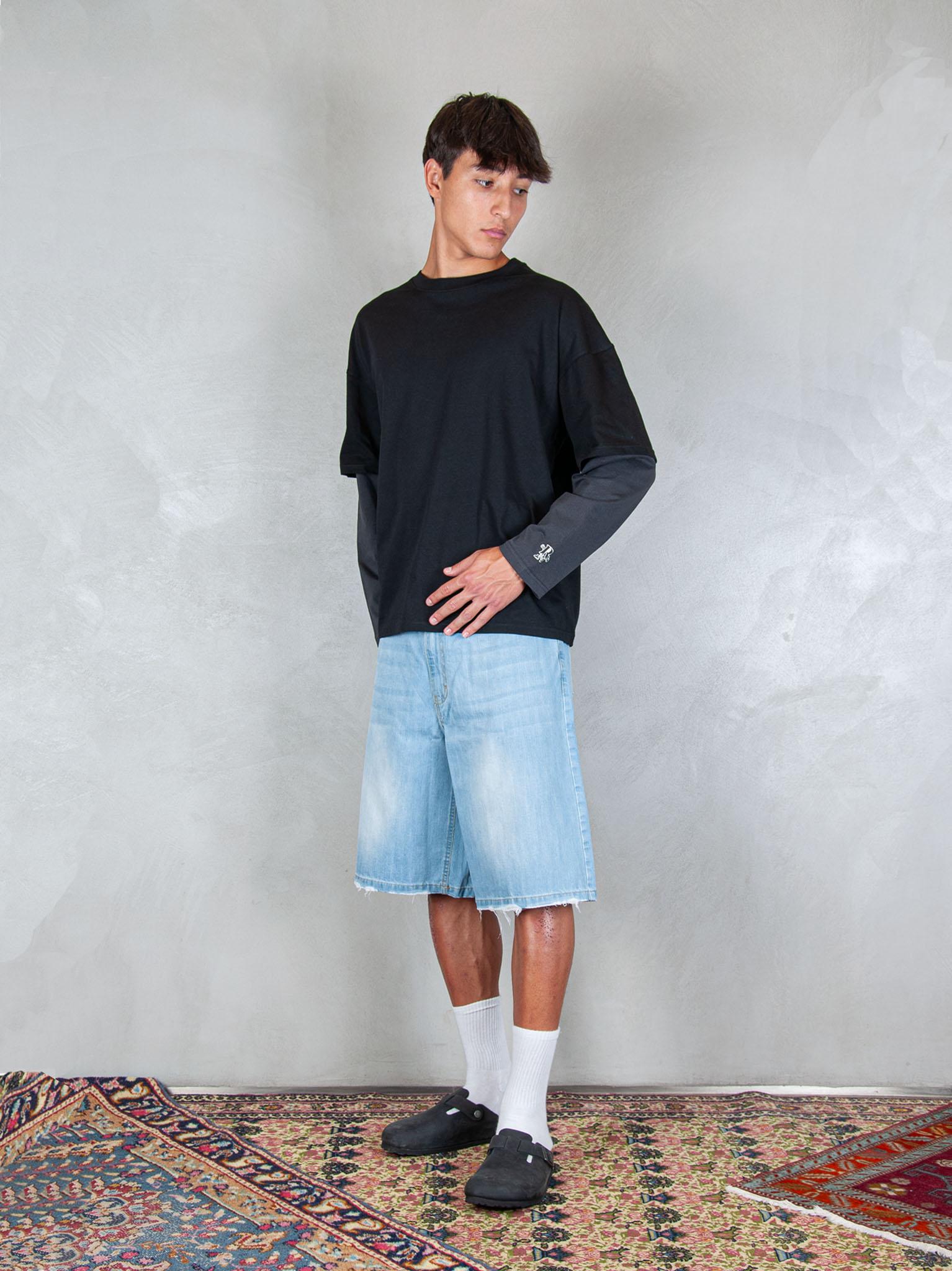 Hi Five T-Shirt Double Sleeve DOUBLE SLEEVE NERO Hi Five 