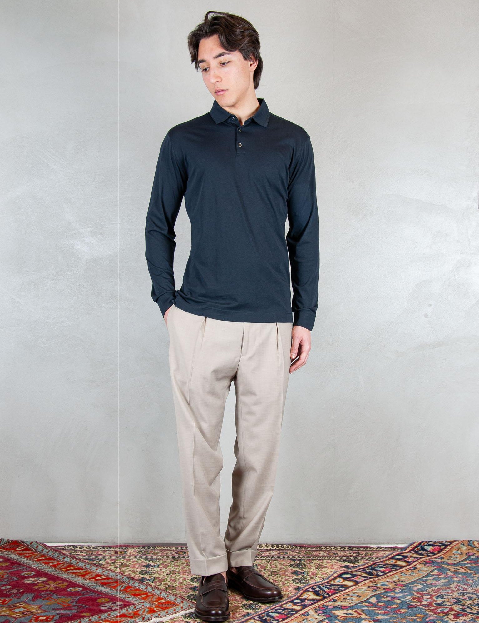 >Cotone Pima DK17101 BLU NOTTE Raphael - Dkt 