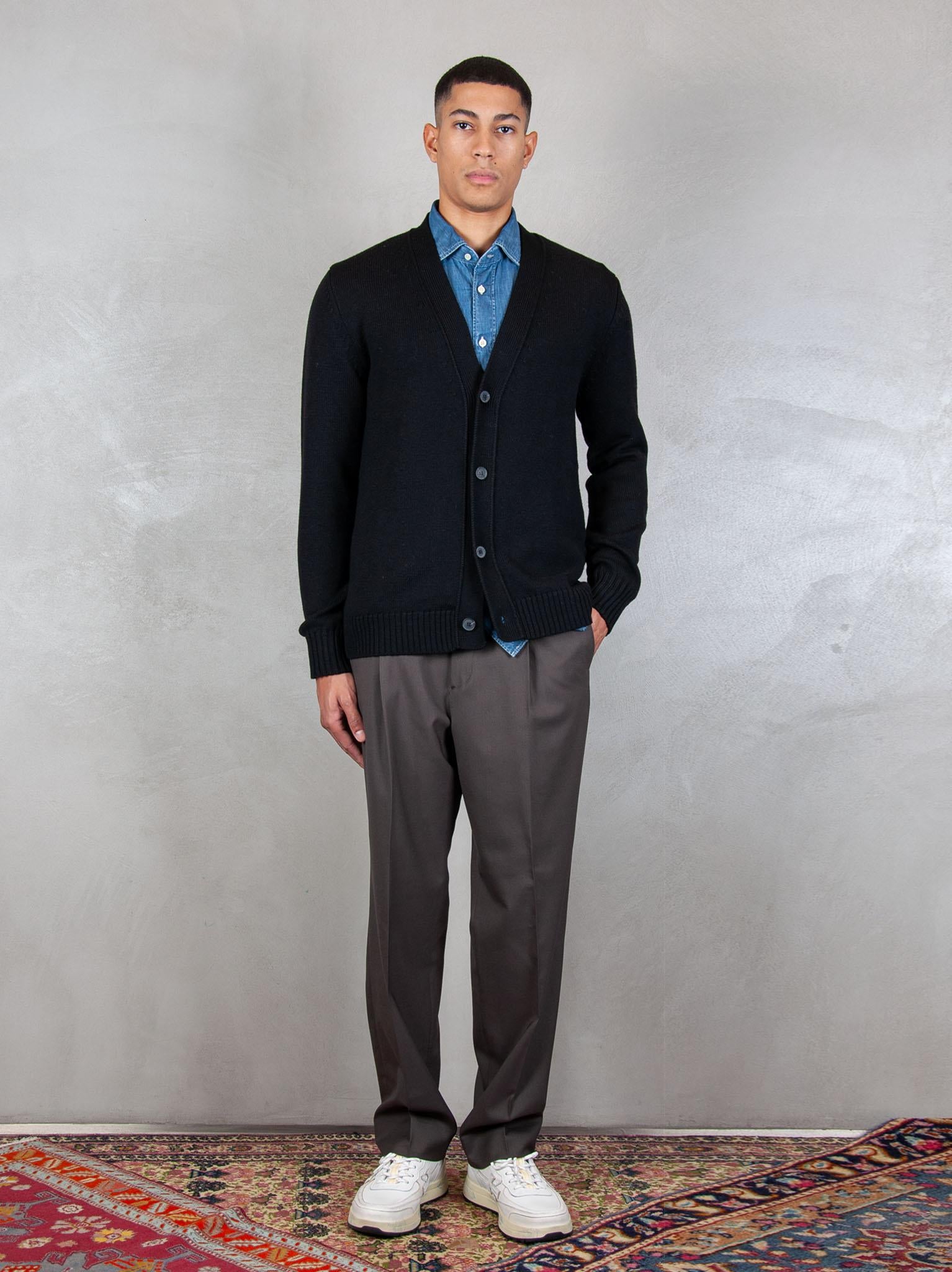 Alpha Studio Maglia cardigan AU3033E 1002 Alpha Studio 