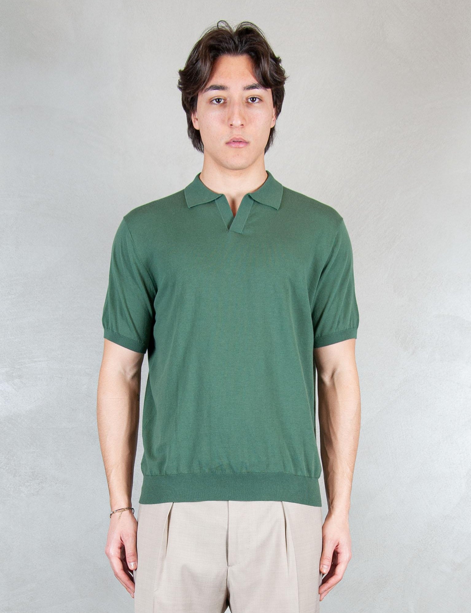>Polo Capri Cotone Crepe DK17008 FORESTA Raphael - Dkt 