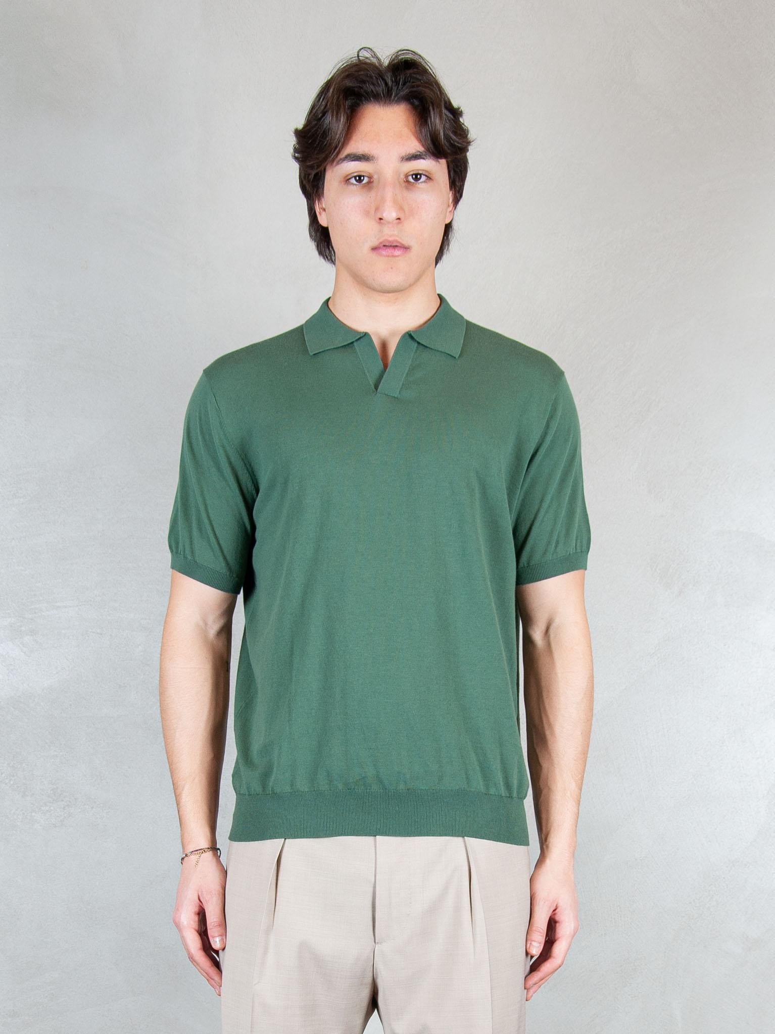 Raphael1966 Maglia Polo Capri Cotone Crepe DK17008 FORESTA Raphael - Dkt 