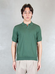 Raphael1966 Maglia <BR/>Polo Capri Cotone Crepe DK17008 FORESTA Raphael - Dkt 