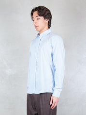 Seinse Camicia <BR/>Rigato CE1116 CELESTE/BIANCO Seinse 