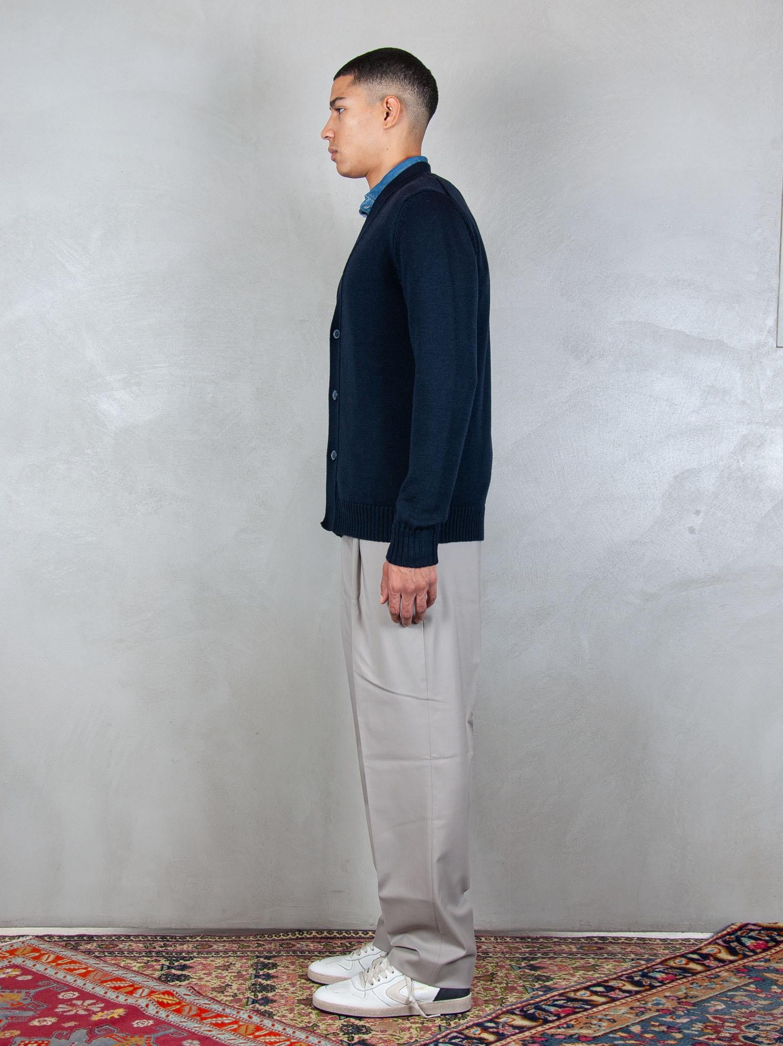 Alpha Studio Maglia cardigan AU3033E 1001 Alpha Studio 