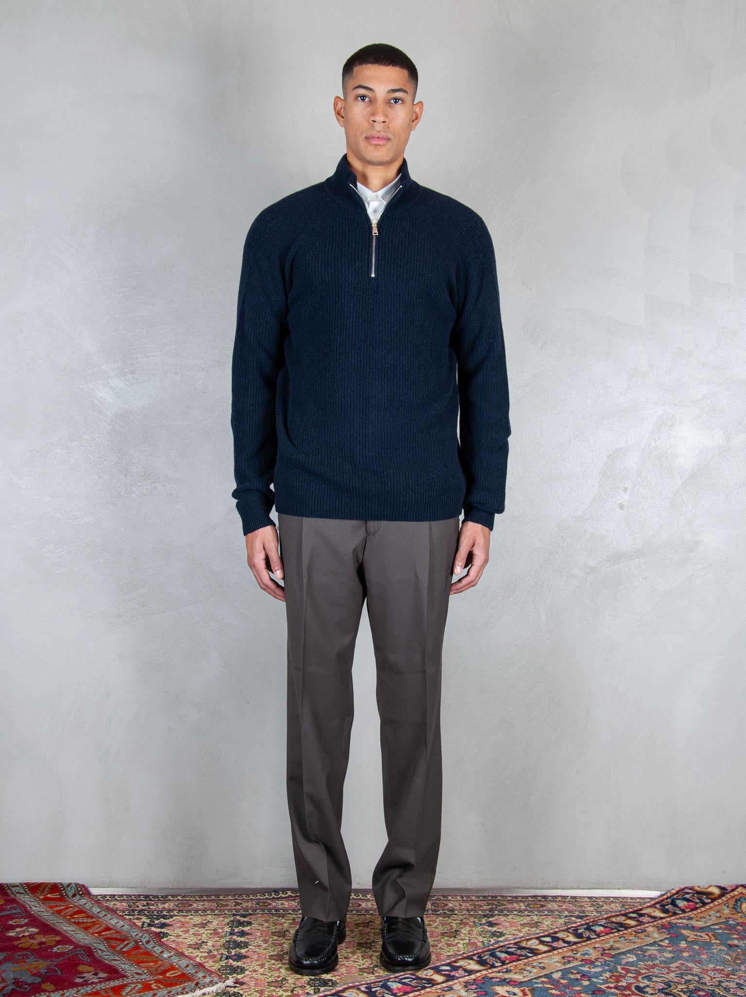 Diana Studio Maglia half zip costa inglese DW24M070050 510 Diana Studio 