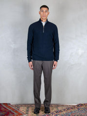 Diana Studio <BR/>Maglia half zip costa inglese DW24M070050 510 Diana Studio 